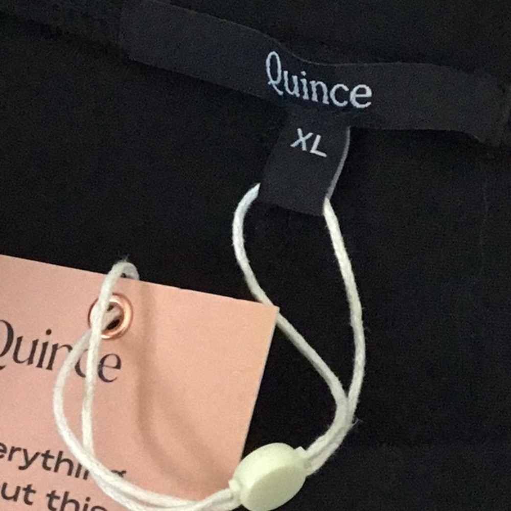 Quince Ultra Stretch Ponte Straight Leg Pants, Black. Career, Casual, Comfort. - Picture 8 of 11
